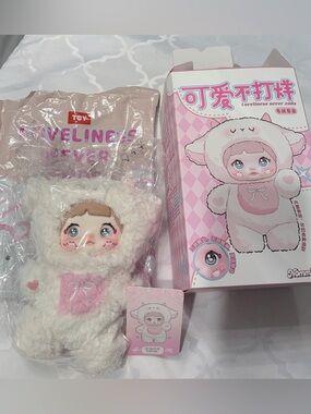 HI TOY NOMMI Loveliness Never Ends White Plush Doll Accessory/ bag charm NWOT